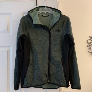 The North face green and black jacket